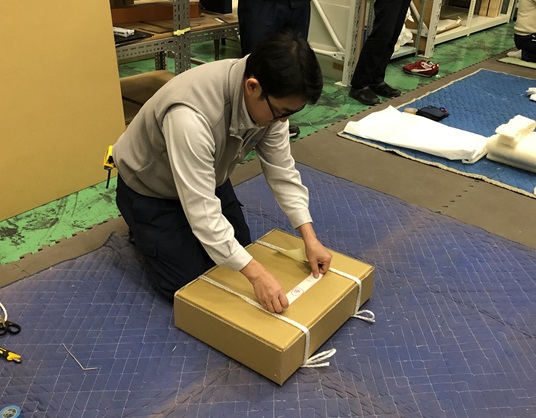 美術品梱包輸送技能認定試験